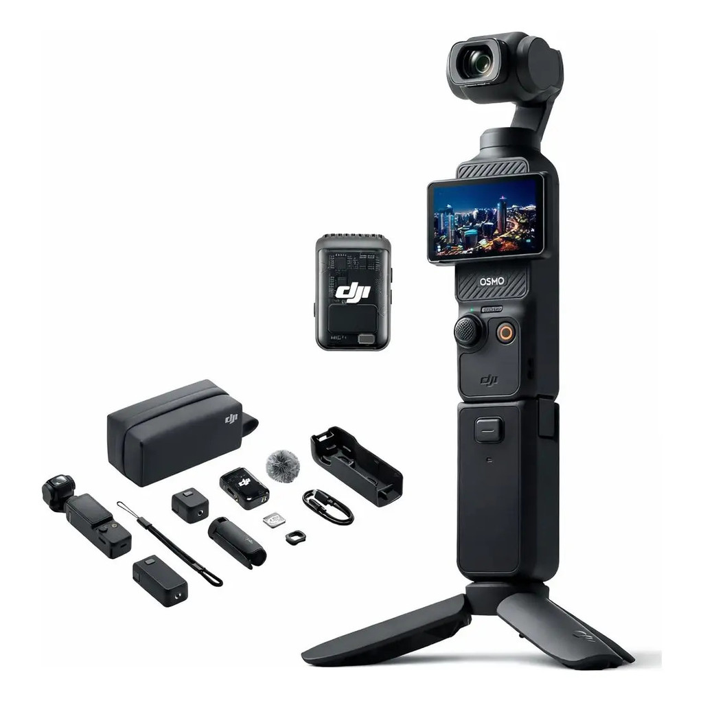 Câmera Dji Osmo Pocket 3 Creator Combo Preto Blac