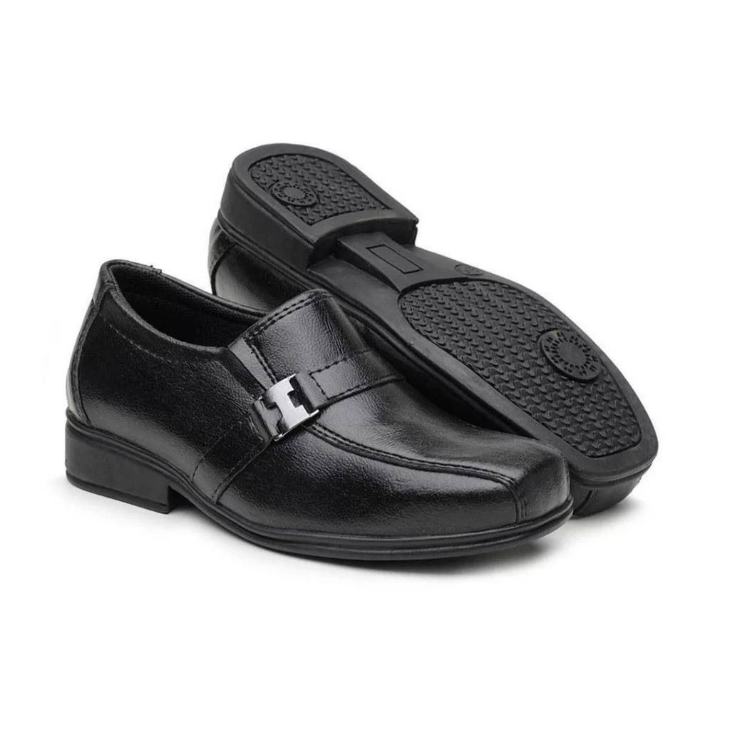Sapato Formal Social Masculino Infantil Couro do 2