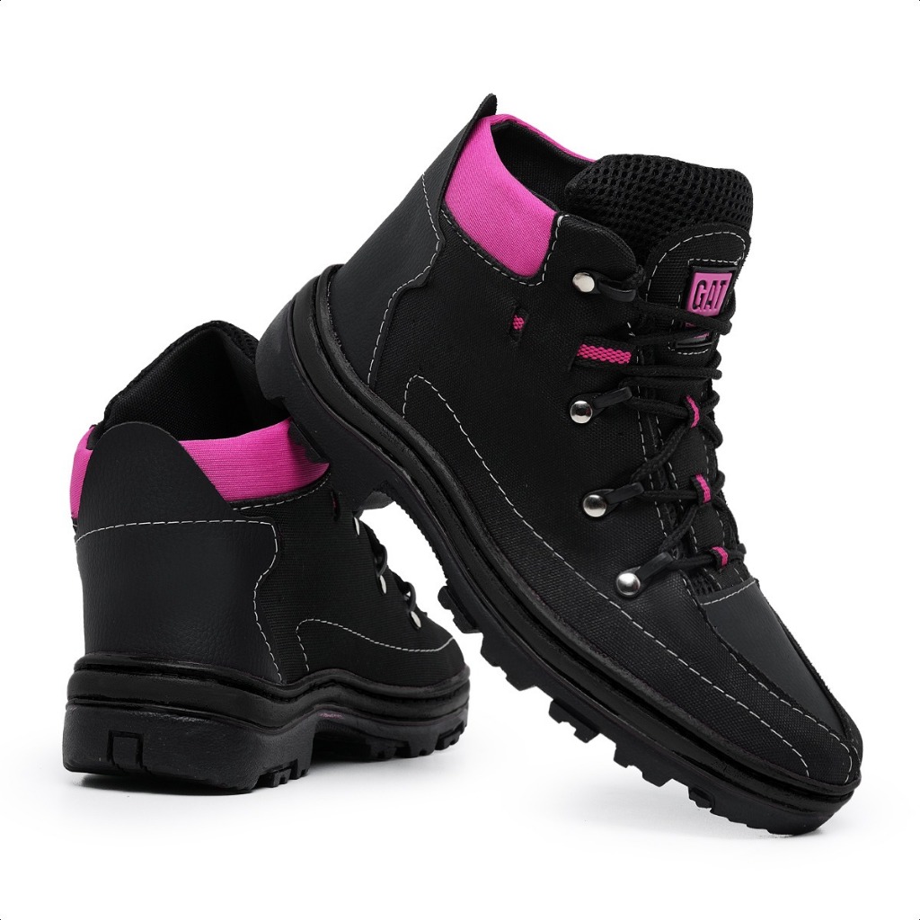 Bota Coturno Adventure Feminino Tênis Cano Curto 