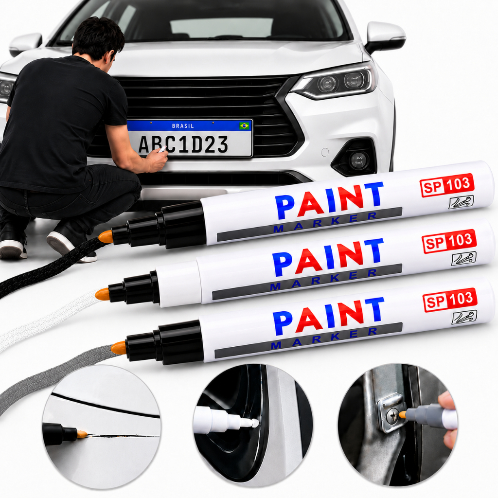 Caneta Reparadora Pintura Automotiva Permanente N