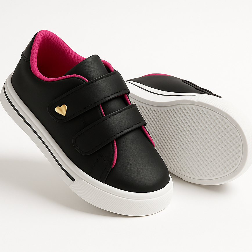 Tênis Infantil Velcro Antiderrapante Confortável
