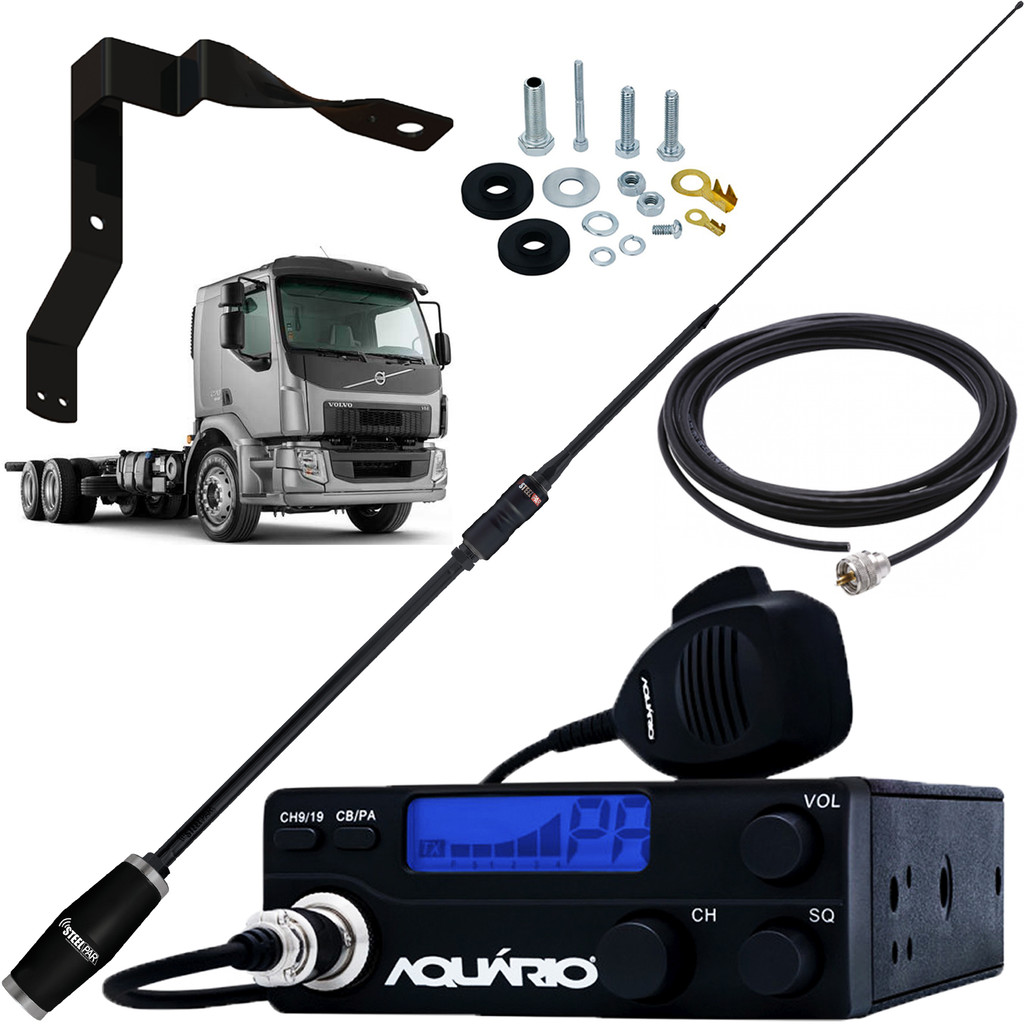 Rádio Px 40 Canais Antena Argentina Black Volvo V