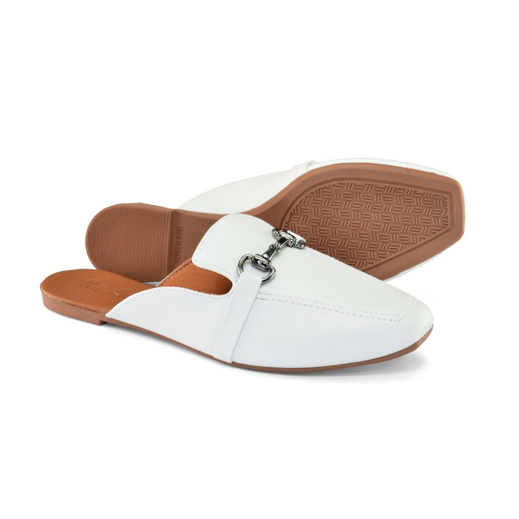 Mule Feminino Sandália Detalhada Bico Quadrado Co