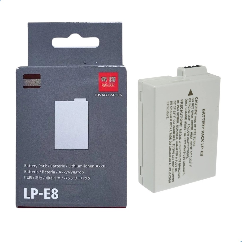 Bateria LPE8 Recarregável Para Câmeras Canon EOS