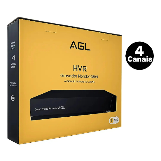 Dvr Agl 4 Canais 1204 gravador Inteligente Multi H