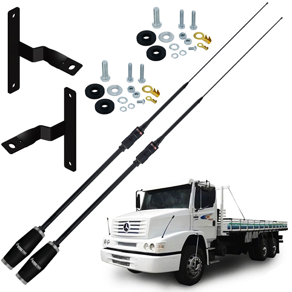 2 Antena Px Bobinada Black Argentina Mb Bicudo Par