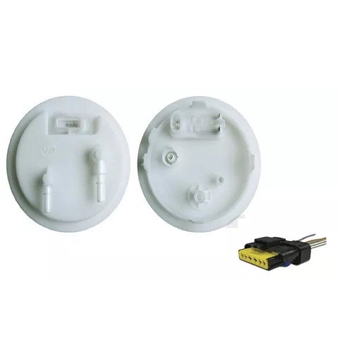 Chicote + Flange Tampa Da Bomba Combustível Peuge