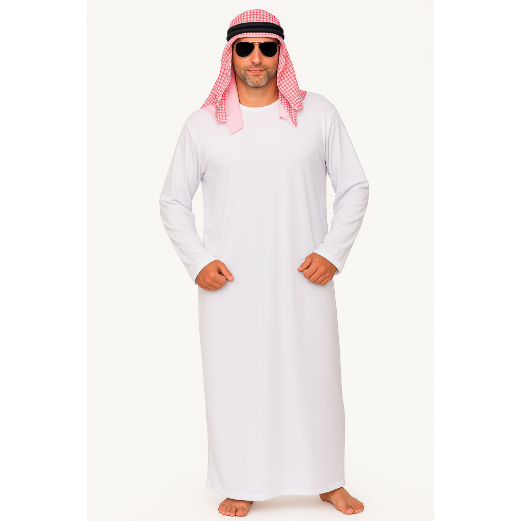 Fantasia Arabe Masculina Tunica Sheik Mulcumano co
