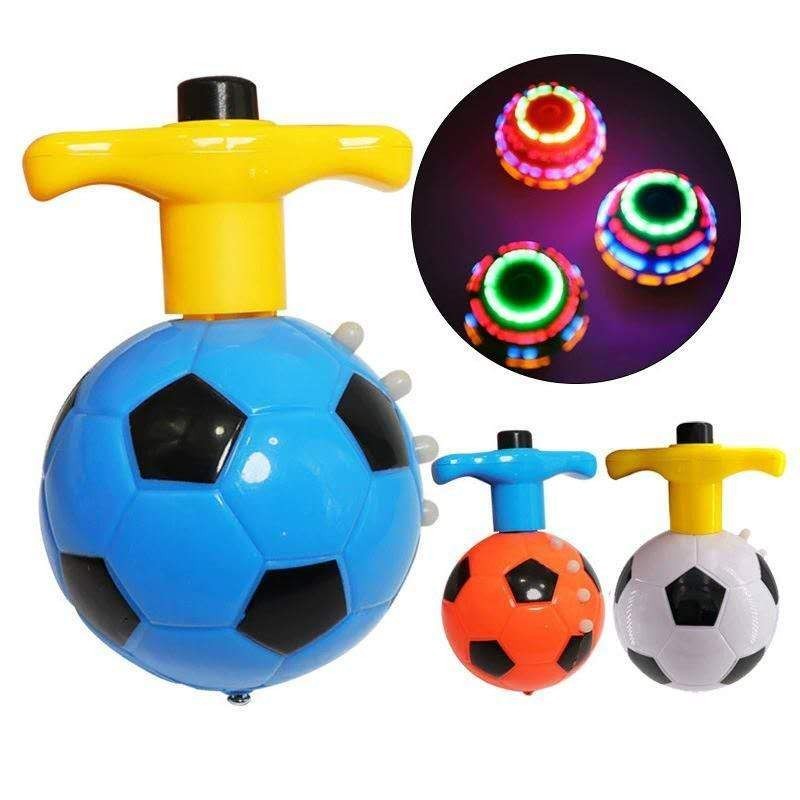 Kit1/2/3/pcsBrinquedo Pião Musical Bola De Futebo