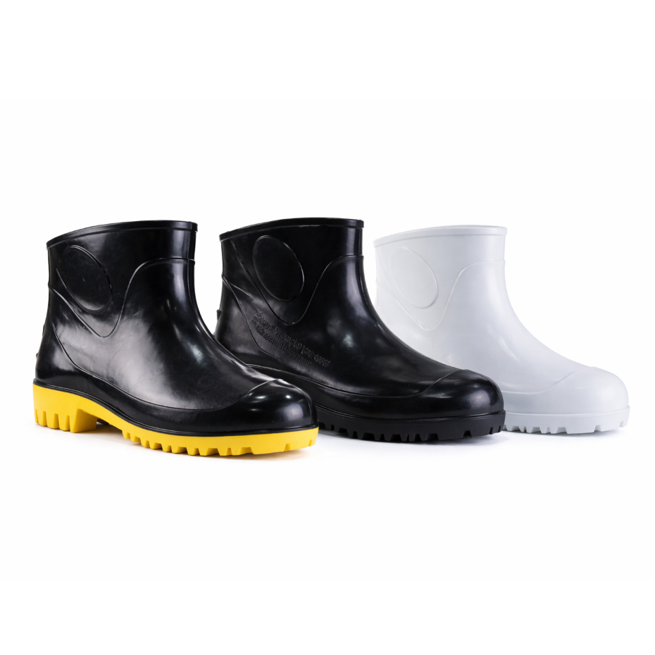 Galocha PVC Impermeável Antiderrapante Cano Curto