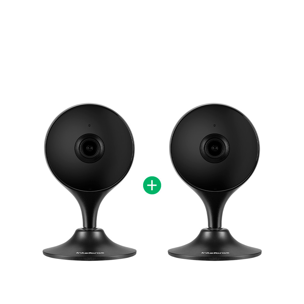 Kit Câmera Inteligente iM3 C Black Intelbras R