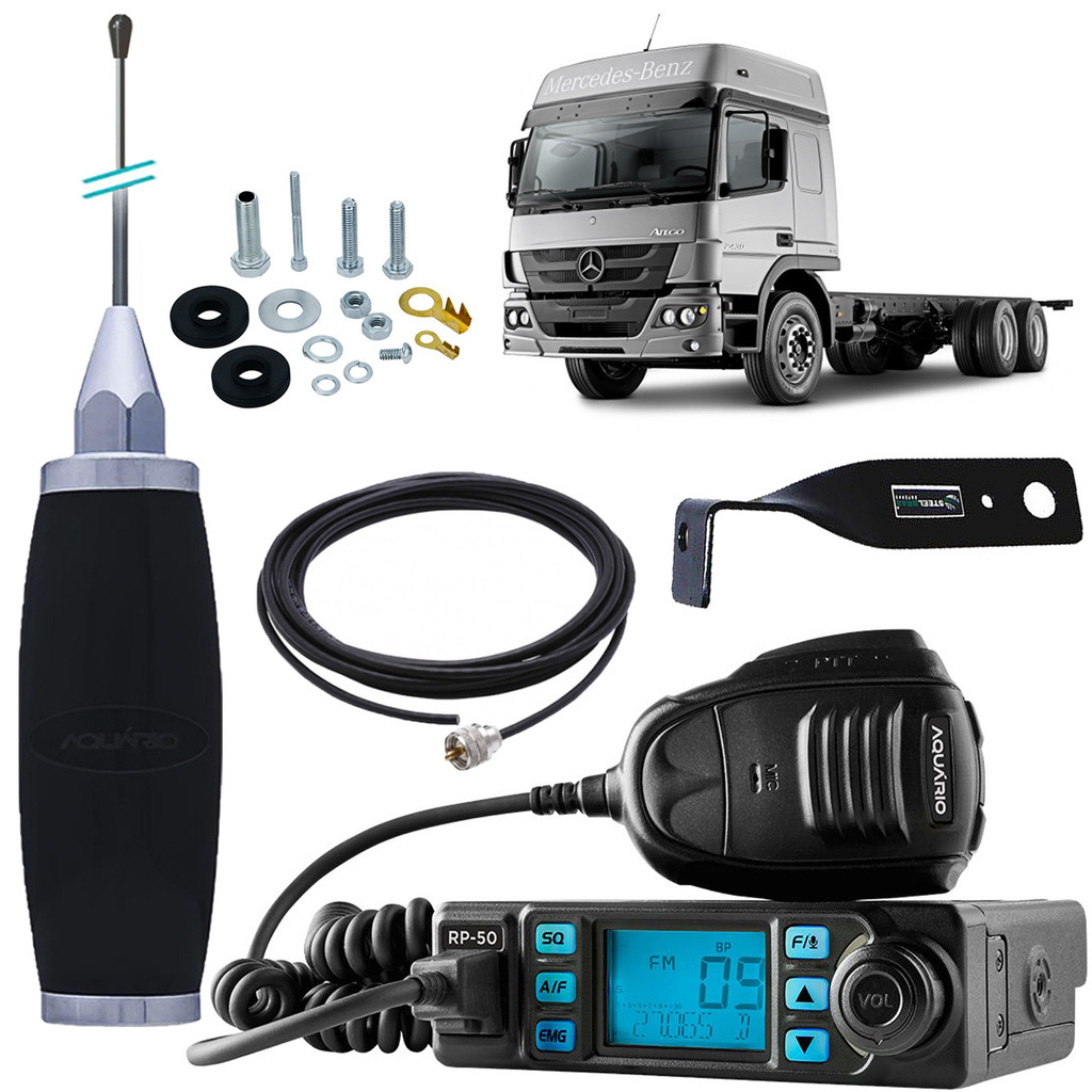 Rádio Px 80 Canais Maria Mole Inox 2,70m Parafuso