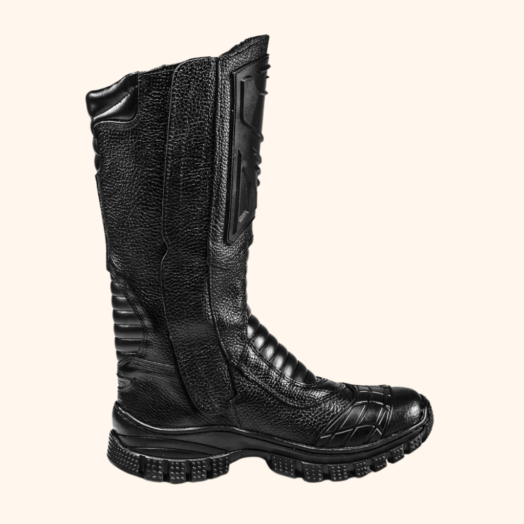 Bota Militar Robusta Couro Bovino Solado Antiderra