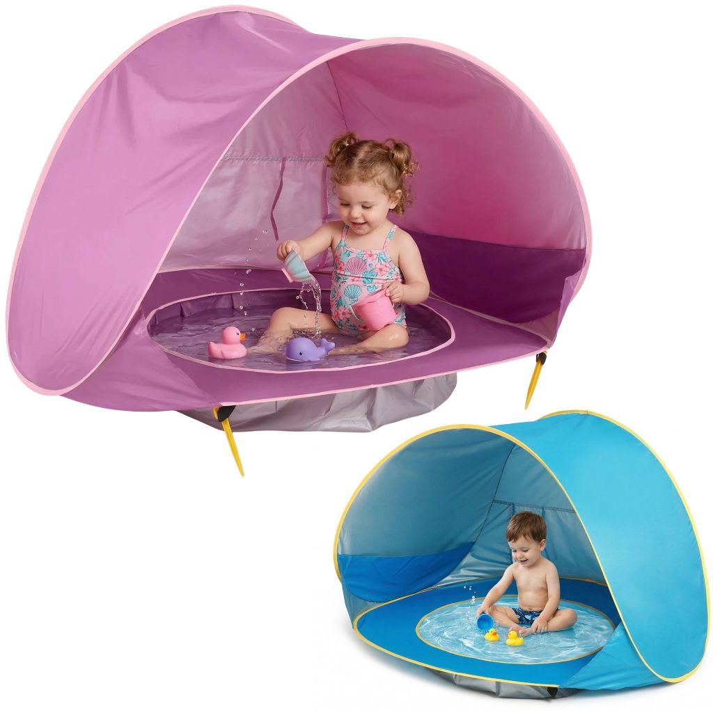 Tenda Barraca Praia Infantil Piscina Embutida Prot
