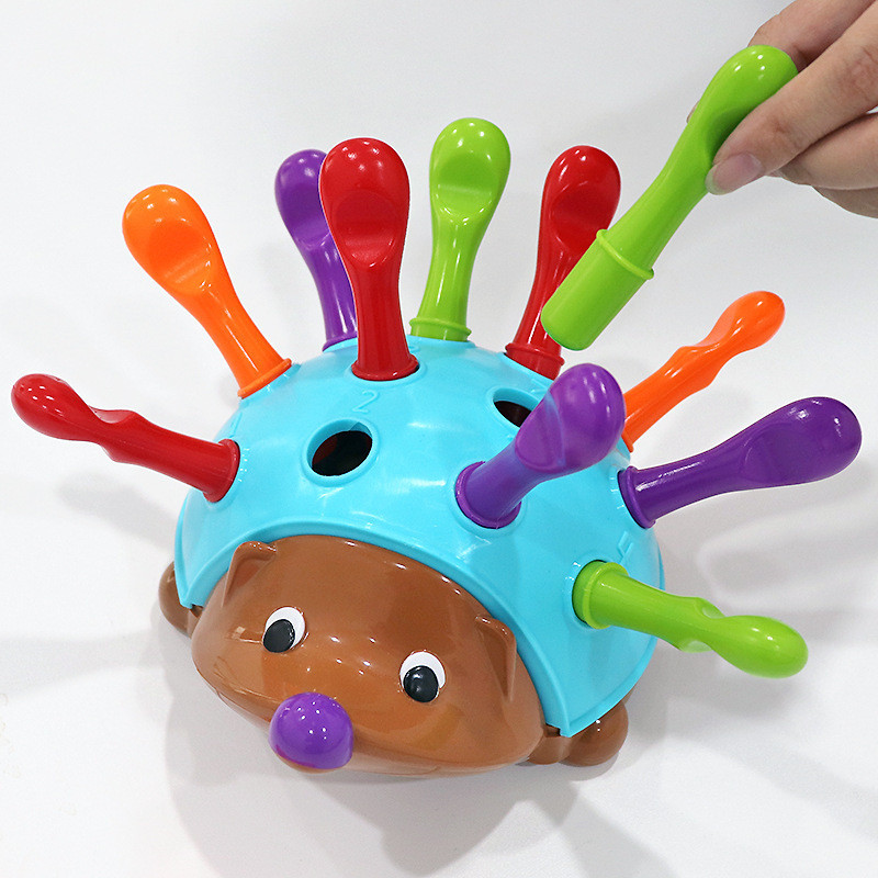 Brinquedo Educacional Do Bebê Ouriço Para O Pres