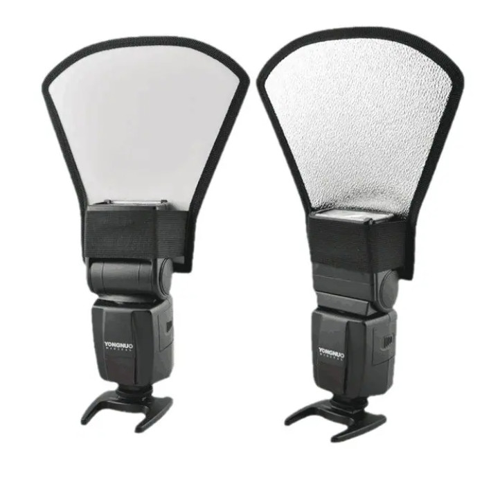 Difusor Rebatedor Refletor 2 em 1 Flash Universal