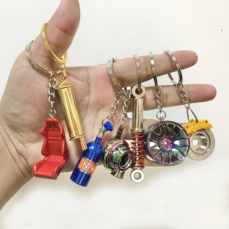 Chaveiro Metal Criativo Homens Carro Velocidade Ca