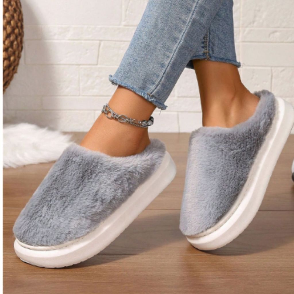 Pantufa Nuvem Forrada em Lã Unissex Masculino E F