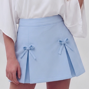 Short Saia Infantil com Laços Alfaiataria  Confor
