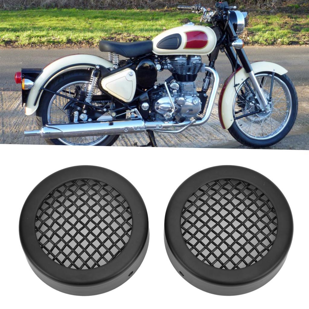 2 pçs motocicleta turn signal light capa protetor