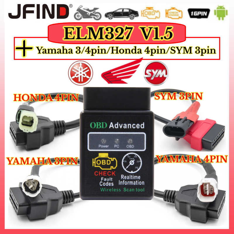 Elm ELM327 V1.5 Leitor De Código De Falha Bluetoo