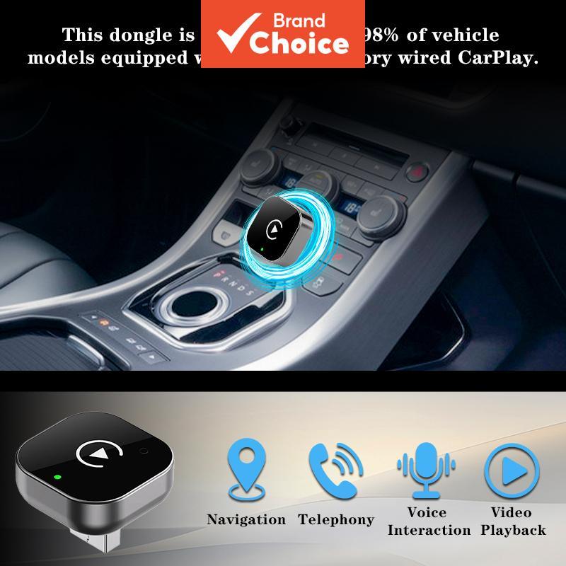CarPlay Sem Fio Revestido De Luxo Pionray E Dongle