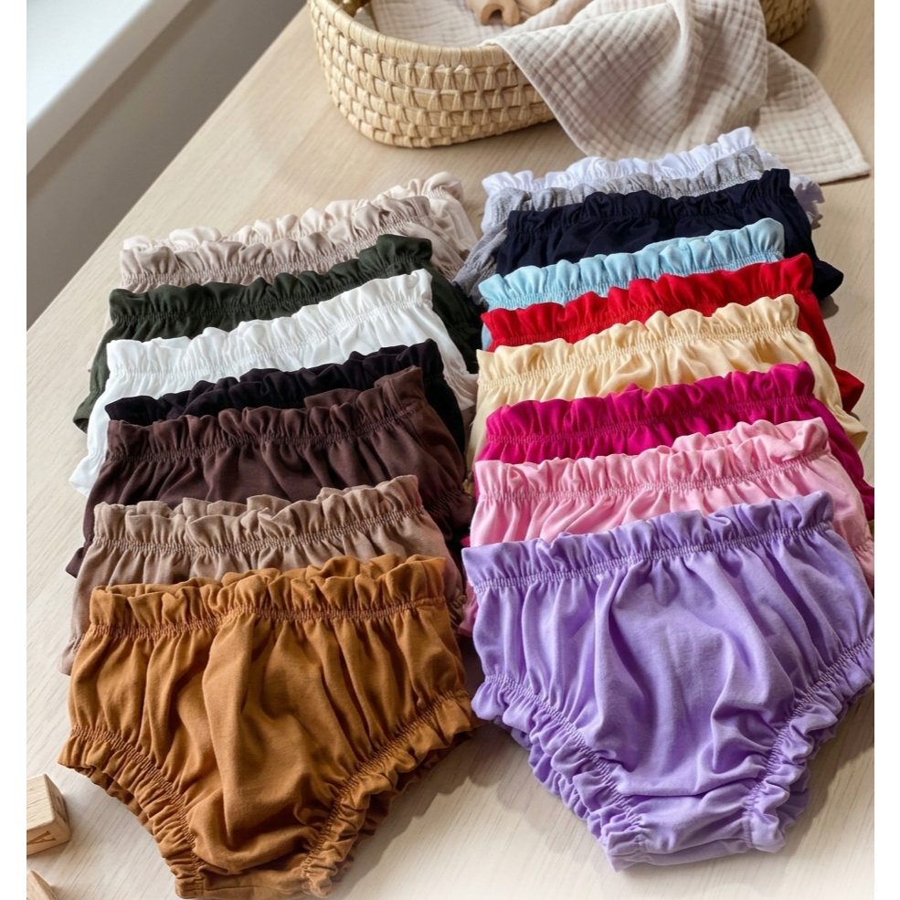 Kit com 5 Calcinhas Bebê Menina Aparadoras de Fra
