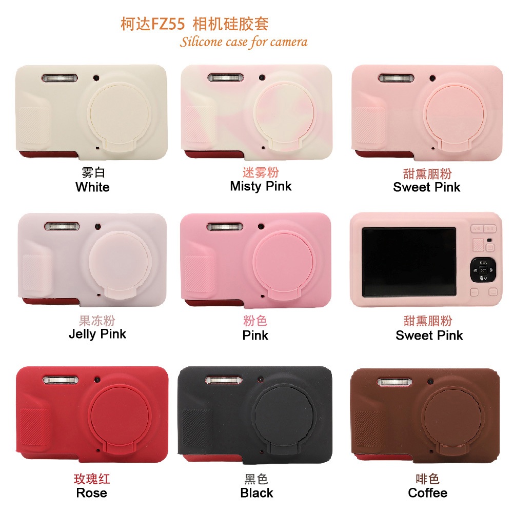 Capa De Silicone Macio Para Câmera Kodak PIXPRO F