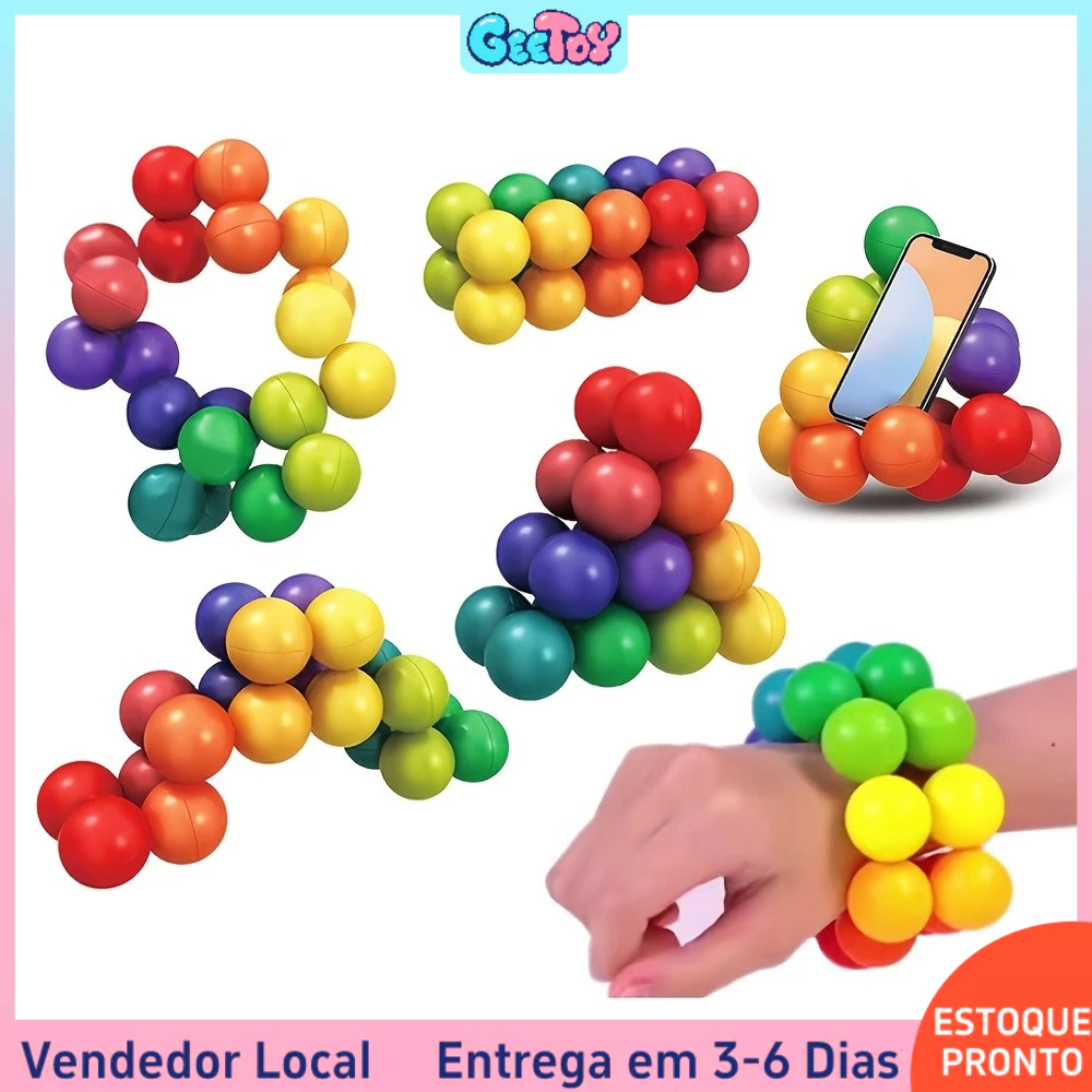 Cubo De Bola Mágica DIY Quebra-Cabeça Variedade 