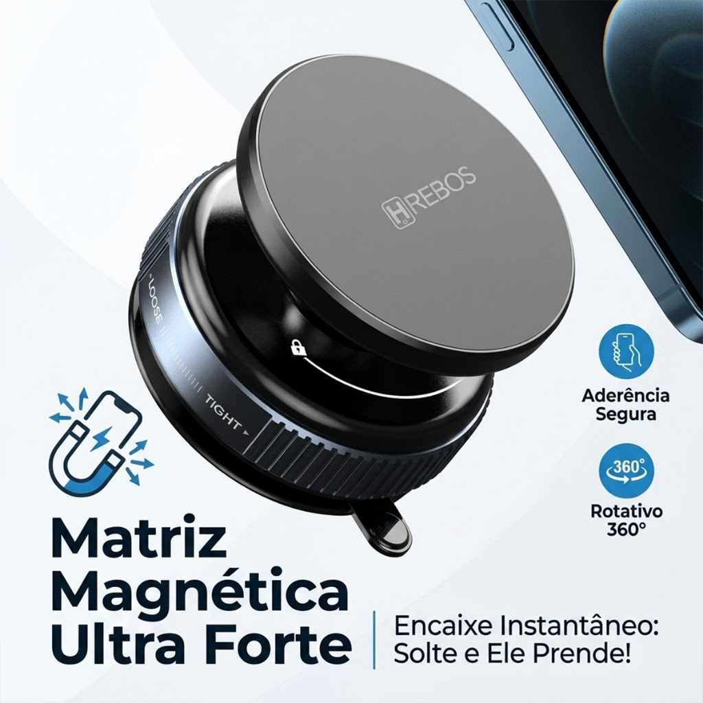 HREBOS x HEYOO Suporte Magnético para Celular Vei