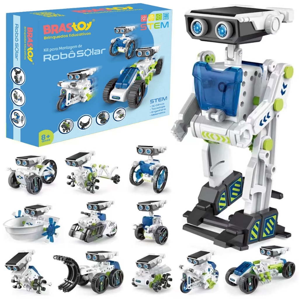 BRASTOY Kit Robótica Educacional Brinquedo STEM R
