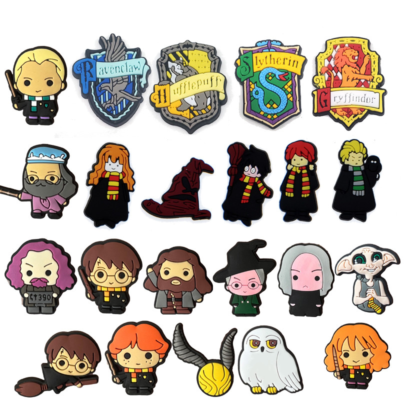 Pins PVC Novo Harry Potter Cartoon Magic Academy B