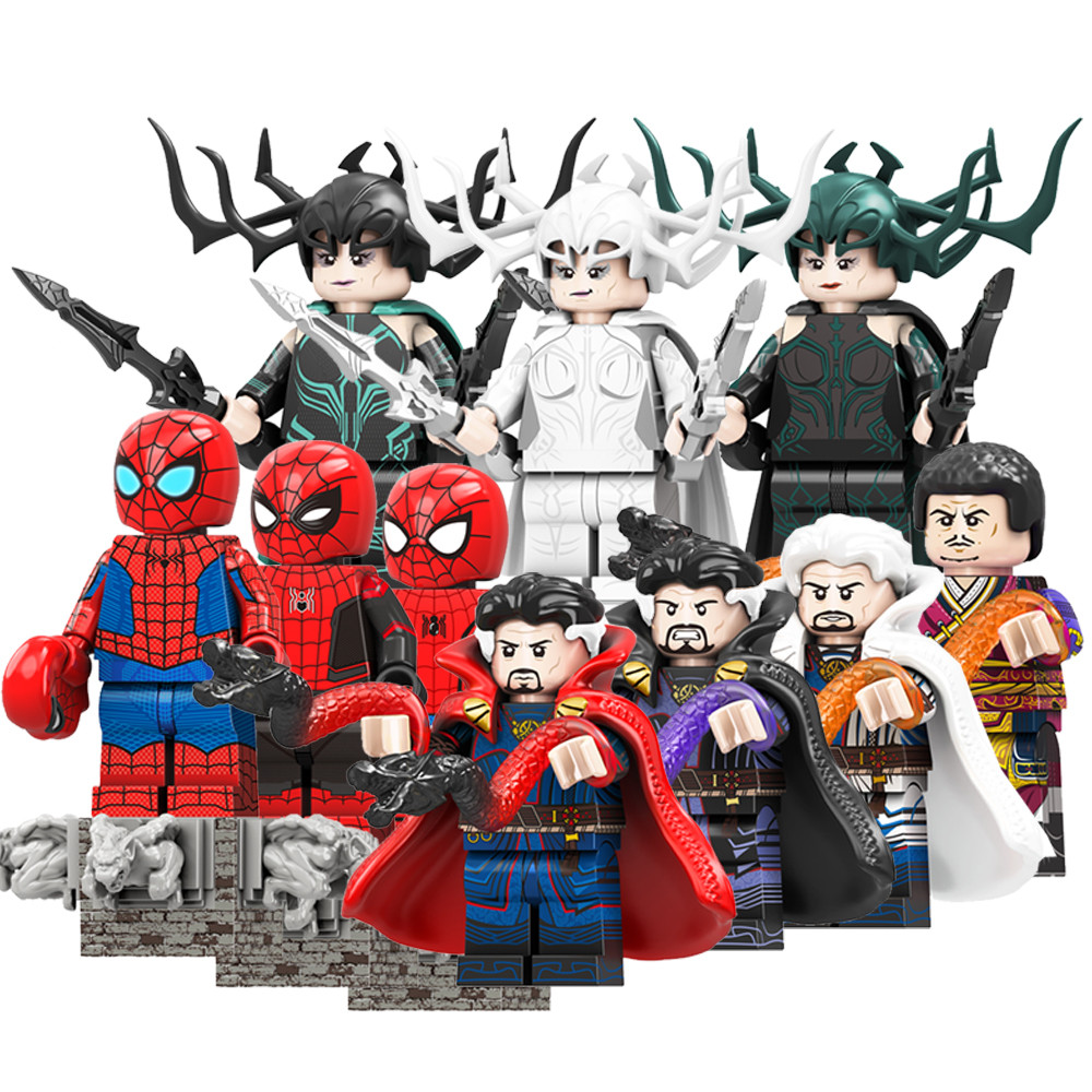 Heróis Figuras Homem-Aranha Peter Parker Hela Dr 