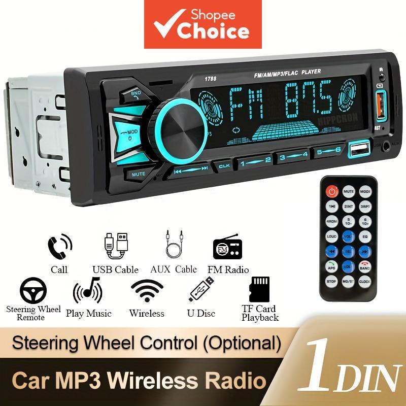 Estéreo BLUETOOTH Mp3 Player Receptor Fm Aux/usb/