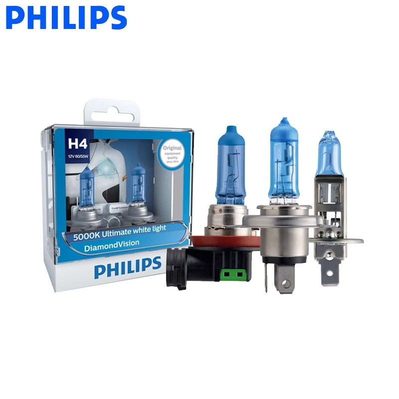 Philips Diamond Vision H1 H3 H4 H7 H8 H11 HB3 HB4 