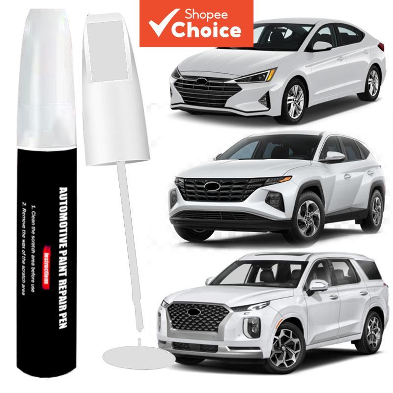 Hyundai Touch up Paint Pen Pearl White Hyper Scrat