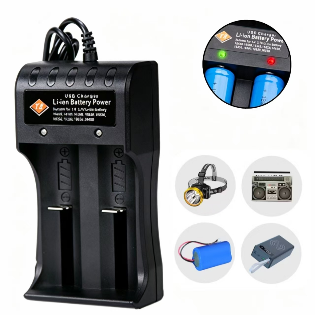Adequado para carregadores duplos de bateria recar