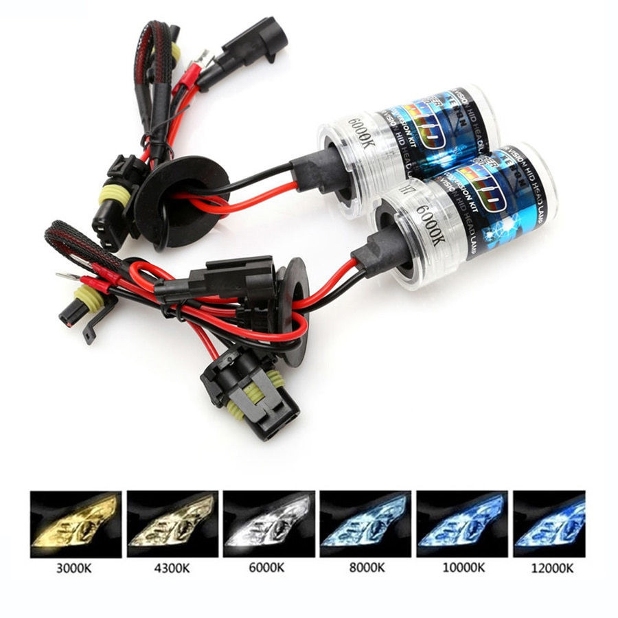 Par De Lâmpadas Xenon HID H1 H3 H7 H8 H9 H11 HB3 