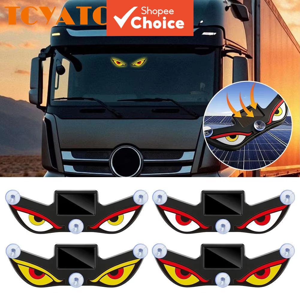 Tcyato Solar Car Devils Eye LED Luz De Advertênci