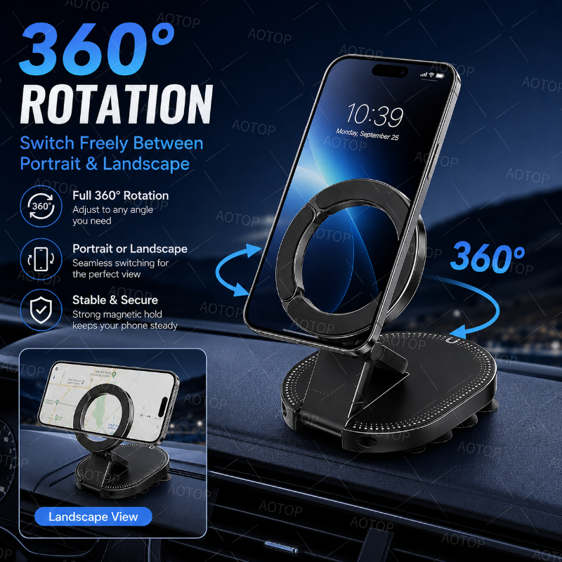 360 °Suporte Magnético Forte Para Telefone Carro