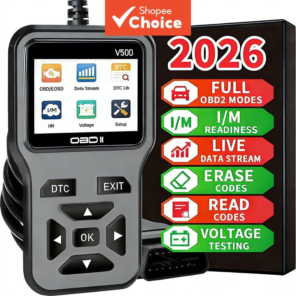 Leitor De Código V500 Obd2 Ferramenta Aprimorada