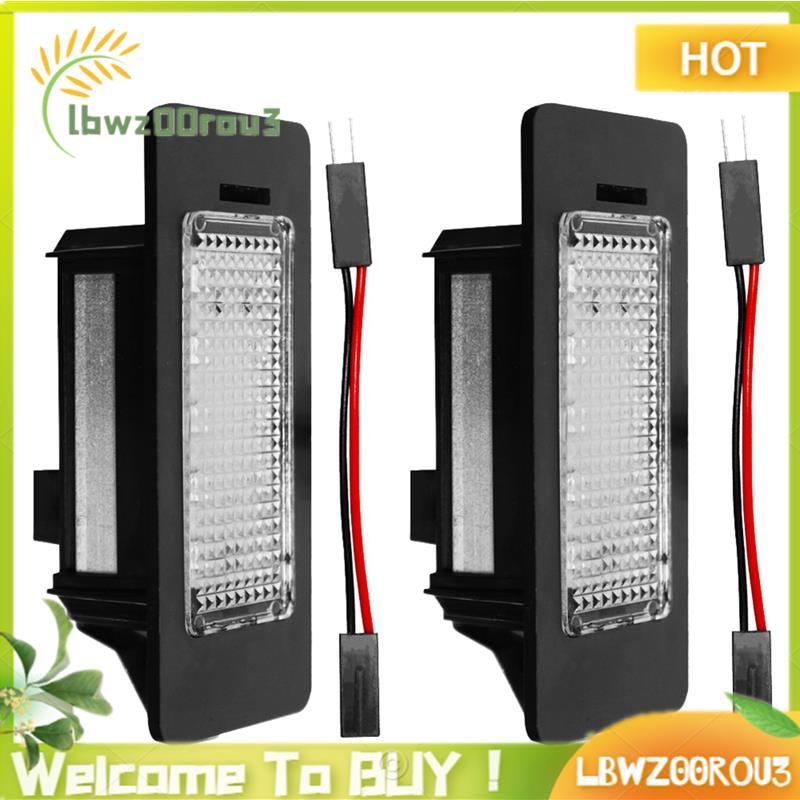 2 Pçs Luz Da Placa De Carro Colorido Piscando E D
