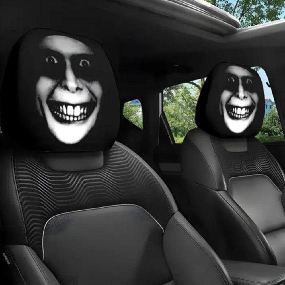 2 Peças Capas De Encosto De Cabeça Do Carro Assu