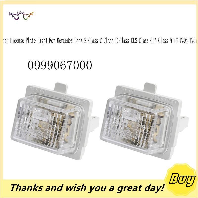 0999067000 Luz Traseira Da Placa De Licença Para-