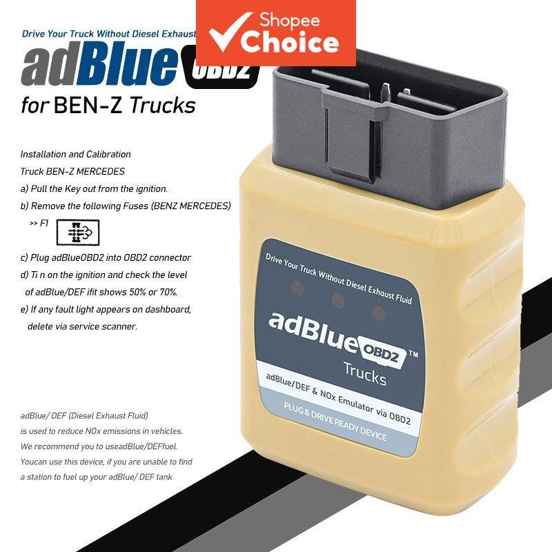 Adaptador OBD2 ADBLUE para Caminhões BENZ, PLUG E