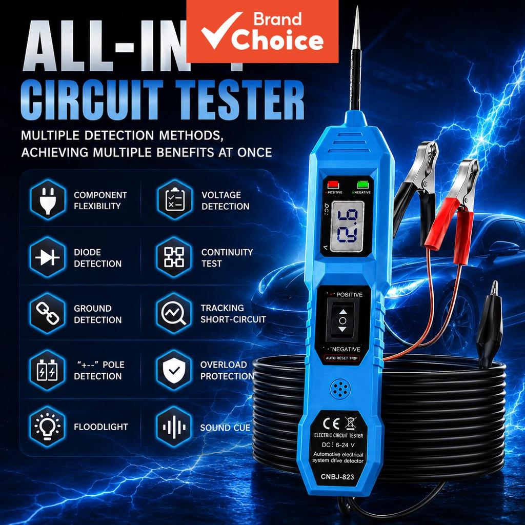 Cnbj-823 Testador De Circuito De Carro 6-24v Sonda