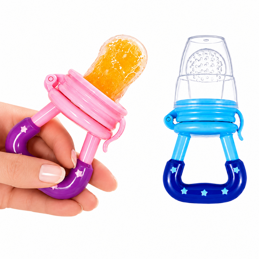 Chupeta Alimentadora Infantil Silicone Porta Fruta