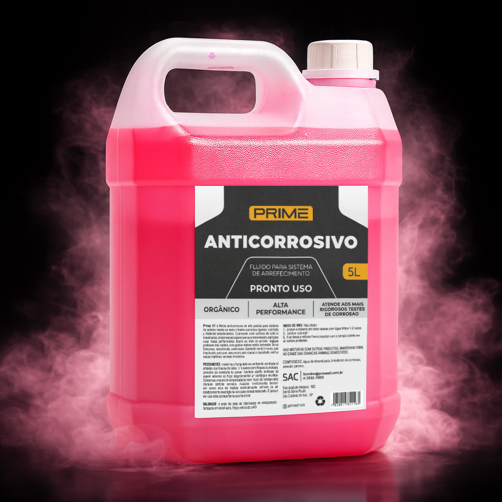 Fluido Radiador Pronto Uso Rosa 5 Litros Alta Prot