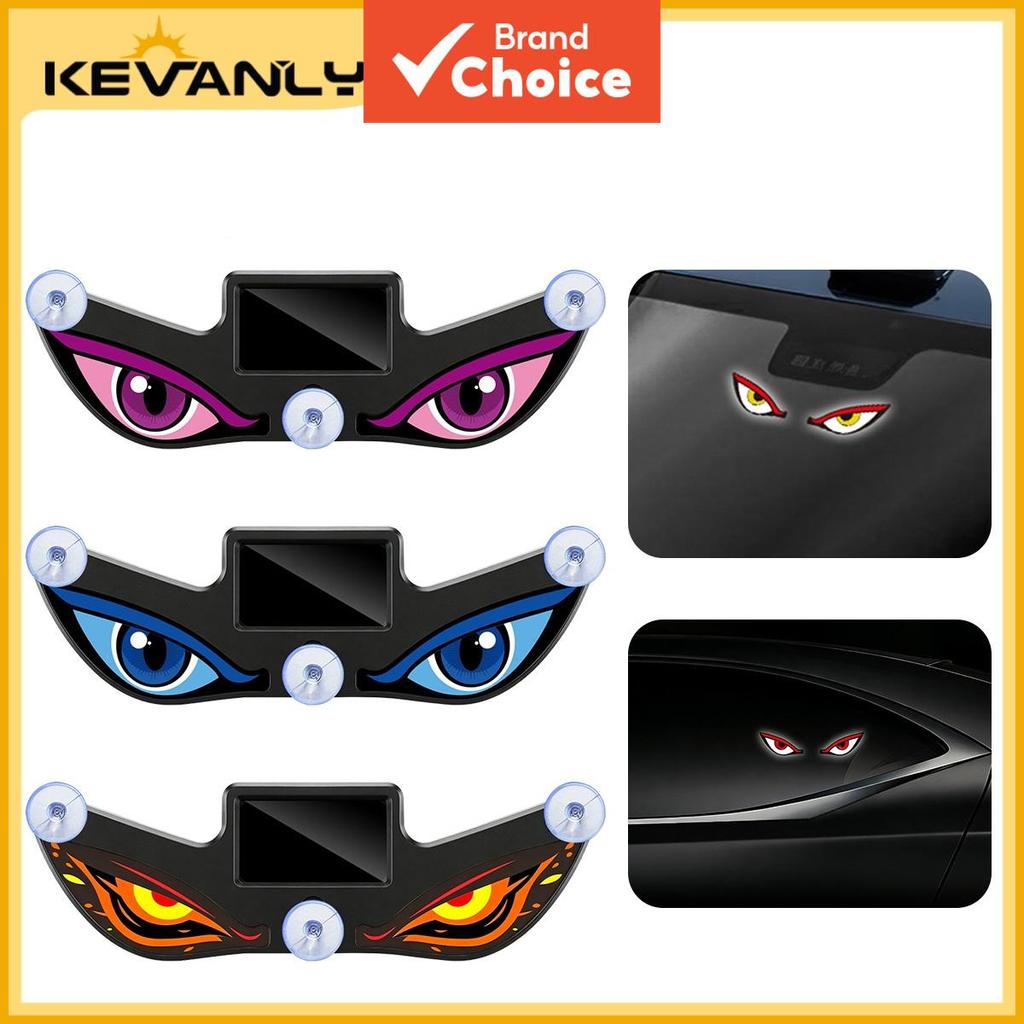 Kevanly Solar Powered LED Devil Eyes Lâmpada Deco