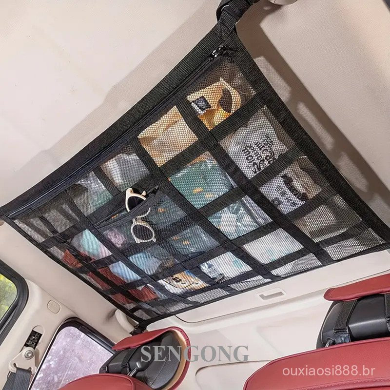 SENGONG FASUSE Bolsa de Teto para Carro, Rede Inte